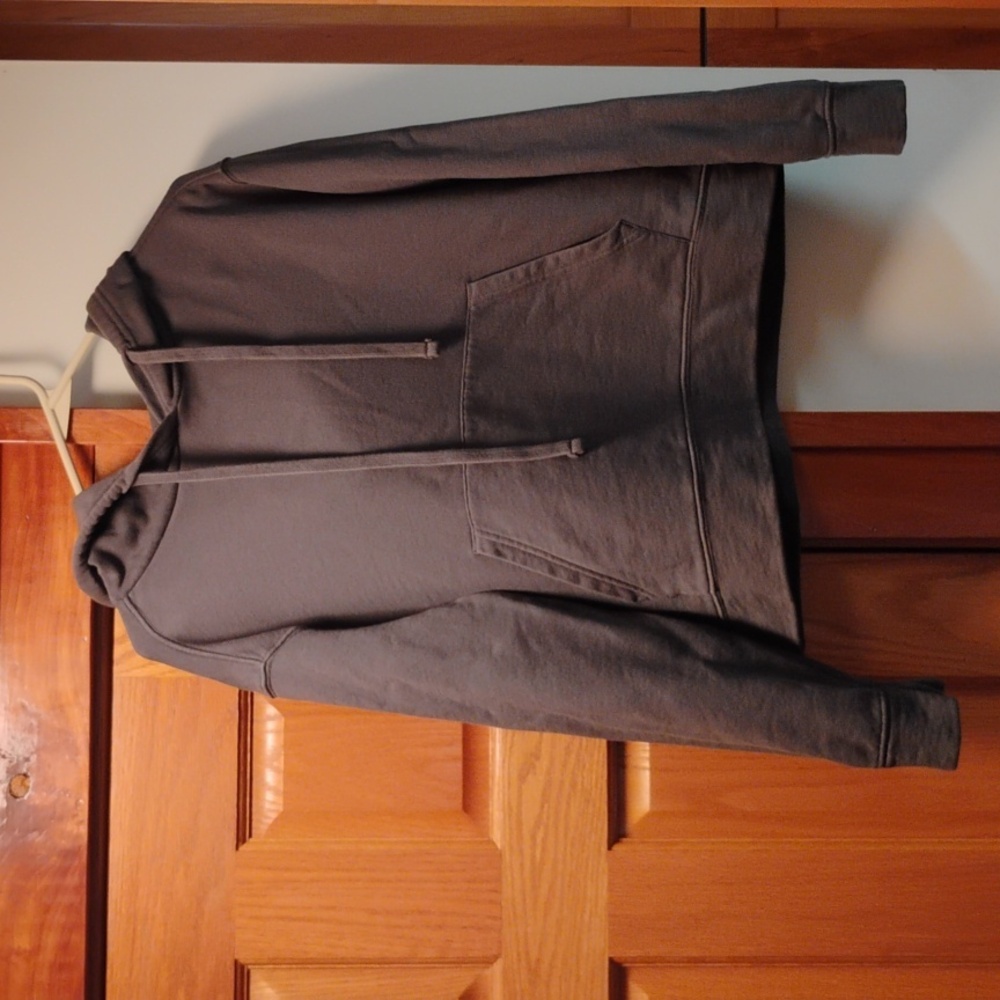 Women's Cropped Gray Hoodie